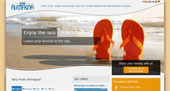 Desktop Screenshot of hotelalemagna.com